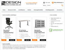 Tablet Screenshot of designkantoormeubilair.nl